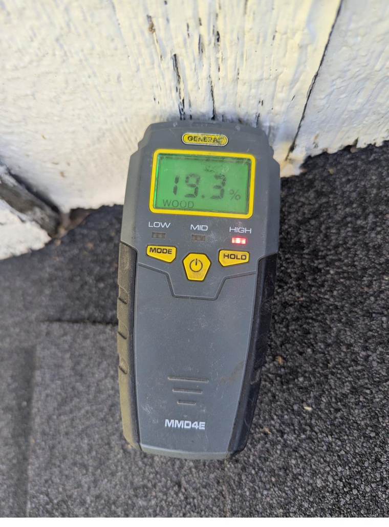 Moisture testing on site